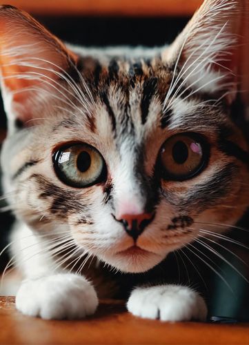 AI Product with this design: Un gato que de ternura en 8k