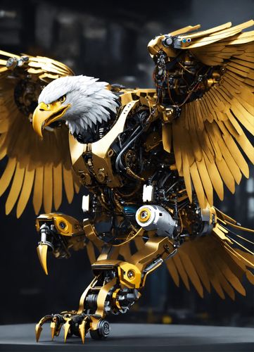 AI Product with this design: Robotic eagle